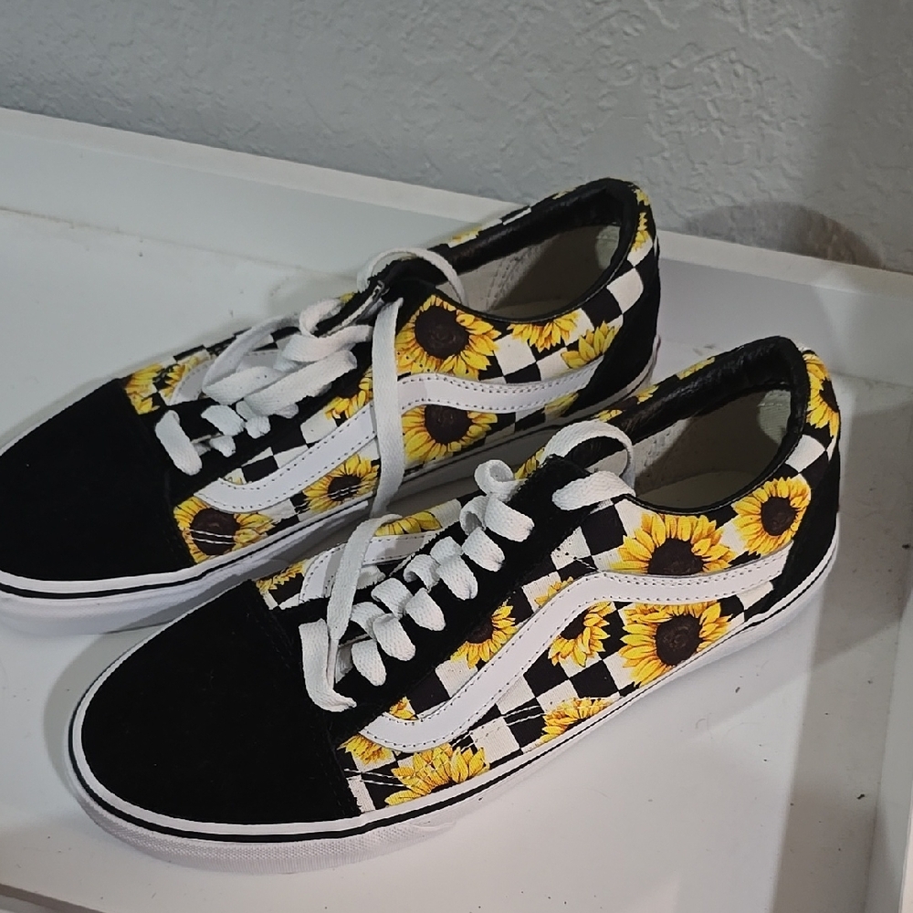 Sunflower Checkered Sneakers